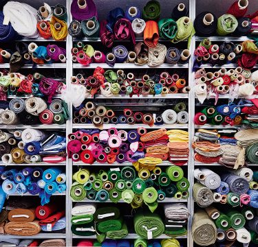 Stoffe in der Werkstatt